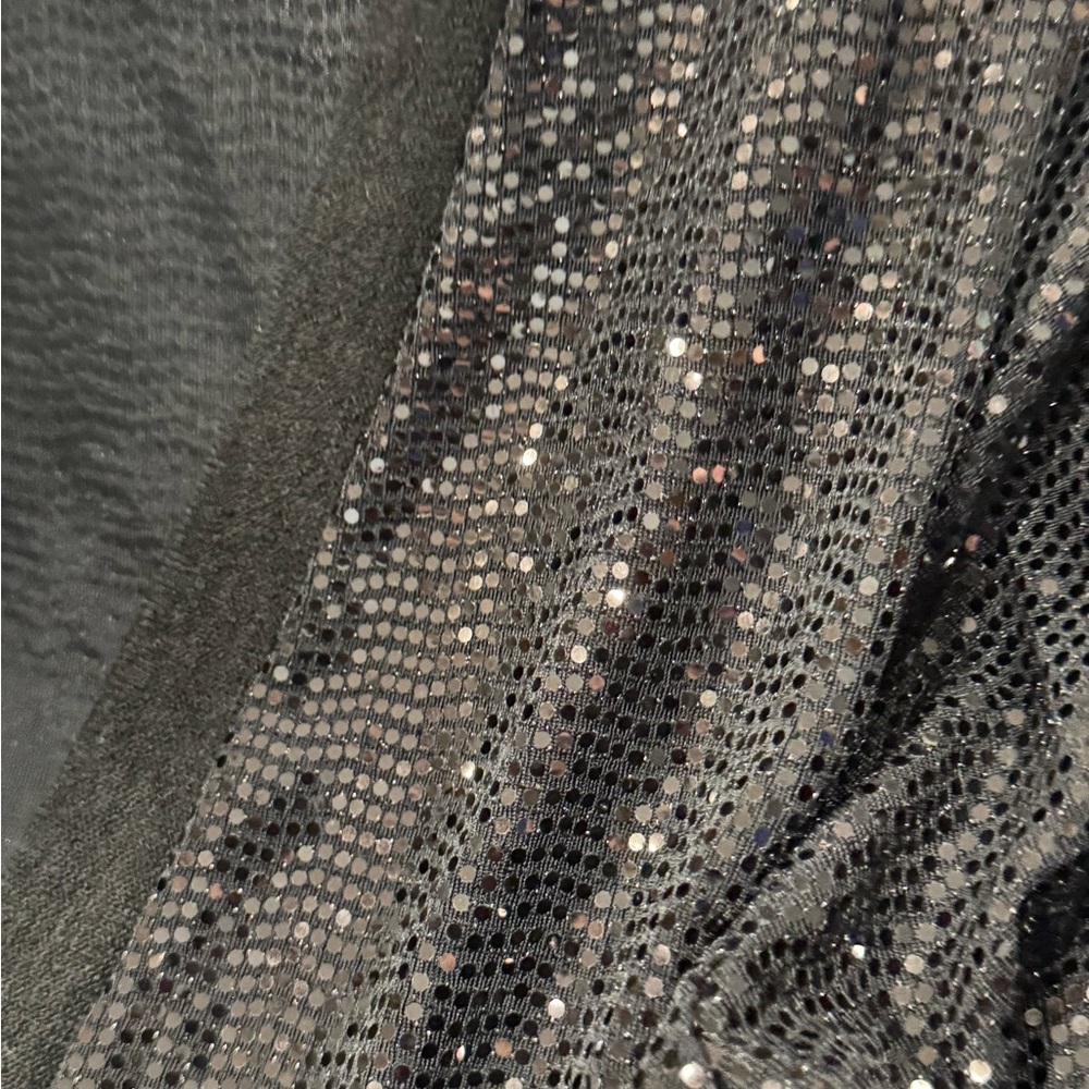 Black Sequin Open Cardigan - Picture 4 of 4